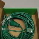 25FT Outdoor Extension Extension Cord for Halloween Christmas Inflatables with Multiple Outlets Green Electrical Cord with Multiple Plugs Outdoor Christmas Blow Up Decorations Light Extension Cords