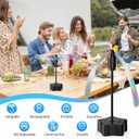 Fly Fans for Outdoor Table with Reflective Blades (4 Packs) | Rechargeabled Battery Powered, for Patio, Picnic, BBQ, Camping & Indoor Use