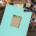 Ywlake Photo Album 4x6 400 Pockets, Leather Photo Albums Holds 400 Vertical Pictures Only Teal
