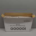 I00000 6 Pack Gold Glitter Plastic Serving Tray, 15" x 10" Crooked Food Trays, Clear Disposable Serving Platter for Parties, Weddings