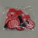 EXPAWLORER 6PCS Anti-Slip Dog Socks to Prevent Licking Paws,Dog Shoes for Hot Pavement,Best Paw Protector Traction Control on Hardwood Floor,Dog Booties for Puppy Small Medium Large Senior Dogs (Christmas Red and Black)