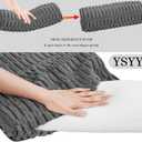 Memory Foam Headrest Pillow for Neck Pain Relief & Cervical Support - Ergonomic Neck Cushion for Office Chair, Car, Recliner, Sofa - Breathable & Pressure Relief (Gray, 17" W x 2.7" D)