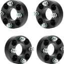 4pcs 1.5 inch (38.1mm) 4x4 ATV Wheel Spacers with 62mm Bore, 1/2" x20 Studs for Golf EZ GO EZGO Club Car, 4x100 & 4x101.6mm Wheel Adapters, Not Hubcentric