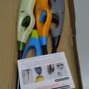 Butane Lighter, 4pcs Refillable Long Flame Lighter for BBQ Candle(No Butane Inside) (Blue)