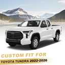 TTX for Toyota Tundra 2022 2023 2024 2025 2026 CrewMax Double Cab SR5 SR Limited Platinum 1794 Edition TRD Pro Capstone Seat Covers with Breathable Leather(Black, 5 Seats)
