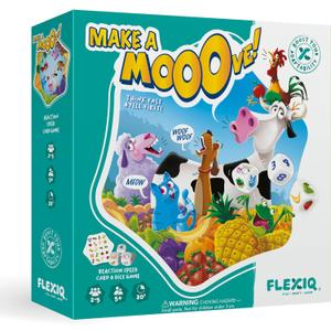 Make a Mooove  Fast-Thinking Match Game by FlexiQ, Kid Board Games, Puzzle Games, Brain Teasers for Kids 5+