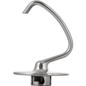 Stainless Steel Dough Hook for Kitchen aid 4.5-5 Qt Tilt-Head Mixers, Dishwasher Safe, Heavy-Duty Replacement K45DH for kitchen aid Dough Hook Attachment (Silver)