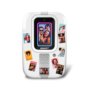 ARCADE1UP Touchscreen Photobooth - Personalize Your Selfies with Stickers, Picture Effects, and Cool Filters, Prints 2" x 3" Photos, Instantly Share via QR Code - Perfect for Parties and Weddings ARCADE1UP Touchscreen Photobooth - Personalize Your Selfies with Stickers, Picture Effects, and Cool Filters, Prints 2" x 3" Photos, Instantly Share via QR Code - Perfect for Parties and Weddings