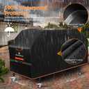 Griddle Cover for Blackstone 36" Griddle - 2026 Upgraded 1000D Heavy Duty Waterproof Flat Top Grill Cover, Tear & Fade Resistant with Buckle & Air Vents, Fits Blackstone 1528 & More 4-Burner Griddle