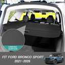 Cargo Cover for Ford Bronco Sport 2021-2026 Accessories Retractable Trunk Cover Security Shielding Shade Cargo Luggage Cover Trunk Privacy Protection