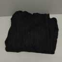 GORGLITTER Women's Cable Knit Sweater Dress Long Sleeve Knit Fall Winter Dresses Crewneck Mini Pencil Dresses (Small, Black)