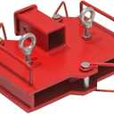 Trailer Receiver Hitch for Forklift Attachment, Fits Standard 2-Inch Receiver for Moving Trailers and Other Heavy Loads