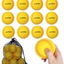 Avesfer Foam Baseballs 12 Pack Soft Practice Baseballs 9 inch Foam Balls with Mesh Bag for Kids Youth Teenager Safe for Catching,Throwing and Batting Practice