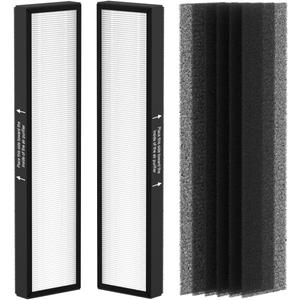 2-Pack 182550 Replacement Filter Compatible with Bionair BAP536UV-U and Holmes HAP537UV / 2141139 Purifiers, with 6Carbon Pre-Filter