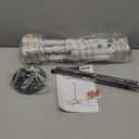 KAISITE Modern Sputnik Chandelier - 8-Light Ceiling Light Fixture Height Adjustable Mid Century Plating Finished Black and Gold Chandelier for Bedroom Living Room Dining Room Kitchen Foyer