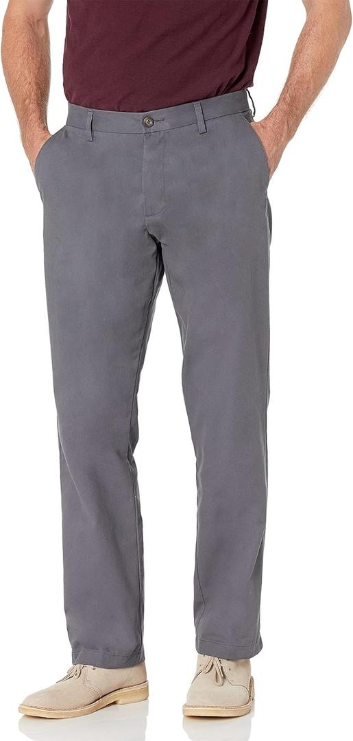 Amazon Essentials Men's Classic-Fit Wrinkle-Resistant Flat-Front Chino Pant, Size 38W x 32L 