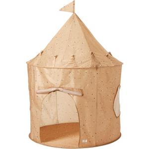 3 Sprouts Kids Play Tent - Sustainable Recycled Fabric  Fun Spacious Childs Playhouse for Indoor Games for Boys & Girls - Durable Fort Pop Up House for Toddlers & Children Age 3-10 - Terrazzo Clay