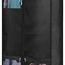 MISSLO 43" Heavy Duty Garment Bags for Travel 6" Gusseted Suit Bags for Closet Storage 4 Handles Hanging Clothes Bag with Pocket Mens Suit Cover for Shirts, Coats, Dresses