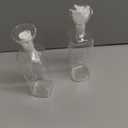 LandHope Oil Bottle Glass Olive Oil Dispenser Bottle Glass Cooking Oil Vinegar Measuring Dispenser with Spout for Kitchen and BBQ (500 ml/17 oz,2 Pack)