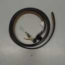 WHIPPY Women Skinny Leather Belt for Jeans Pants Dresses Ladies Fashion Waist Belt with Shiny Gold Buckle (M: Fit Waist Size 30-34")