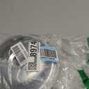 W10196406 and W10196405 Chrome Stove Burner Drip Pan Set for Whirlpool Amana Maytag Magic-Chef Kenmore Electric Range with Locking Slot, Includes 2 6-Inch and 2 8-Inch Drip Bowls