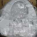 Bio Bidet USPA PRO Modern Bidet Seat, Warm Water, Heated Seat & Dryer, Remote Control, Round