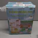 PETZHUBO Hamster Cage Small Animal Cage 3 Layers Transparent Cage Size10.6"(W) X8.1(L) X18.3 (H) Suitable for Hamsters up to 3.5 inch in Length(Please Note This is Mini cage That for Mini Hamster)