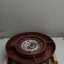 Nostalgia Indoor Electric Stainless Steel S'Mores Maker with 4 Lazy Susan Compartment Trays for Graham Crackers, Chocolate, Marshmallows and 4 Roasting Forks, Brown