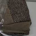 OctoRose Full Size 3 Side Zipper Premium Upholstery Basketweave Thick Linen Brown Mixed Futon Cover Slipcover/Sofa Day Bed Couch Mattress Cover Couch Protector (Cover ONLY) (Linen-Brown)