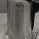 RSSK Electric Moka Coffee Pot Espresso Italian Coffee Maker 6 Cups Percolator Coffee Pot Electric Stainless Steel Classic Cafe Maker