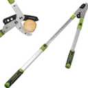 KSEIBI 252606 Anvil Lopper with Telescoping Aluminium Light-weight Handle, Tree Trimmer, Branch Cutter, Loppers, Pruning Shears, Garden Pruners Up to 2 Inch Cutting Capacity, 28 ~ 40 Inch