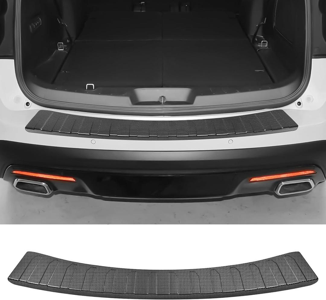 ZZEQYG Bumper Protector ABS Material for Ford Explorer 2011 2012 2013 2014 2015 2016 2017 2018 2019 Accessories Rear Bumper Guard Trunk Sill Protector