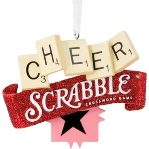 2 x Hallmark Hasbro Scrabble Christmas Ornament 2 x Hallmark Hasbro Scrabble Christmas Ornament