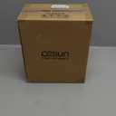 Cesun Small Bathroom Can 2.1 Gallon Wastebasket, Modern Metal Garbage Can Office Waste Basket, Matte Black Stainless Steel Bin for Bedroom, Home Office, Toilet, rv, Near Desk, Under Sink