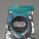 EMK 1/4 to 3.5mm Adapter, 1/4" Female to 1/8" Male Stereo Audio Adapter for Speaker,Amplifiers, Guitar, Home Theater Devices, Laptop, Headphones (6.6FT/2M)