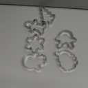 FUSOTO 6PCS Christmas Cookie Cutters, Holiday Xmas Cookie Cutters Christmas Shapes - Gingerbread Man, Snowflake, Snowman, Christmas Tree, Reindeer, Santa Face for Cookie Baking