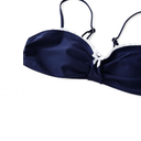 Bikini Sets for Women Cute Print Sleeveless Padded Bra Two Piece Bathing Suit Set Beach Swimwear
 ( Dark blue, Medium)