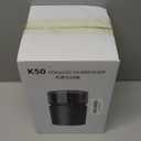 3L Mist-Free Evaporative Humidifier for Bedroom, Top Fill Humidifier Work with Tap Water, Touch Control,USB Powered, Sleep Mode, Night Light,18H Timer, Easy-Clean Design for Home Office (Black)