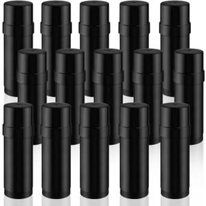 15 Pcs 60ml/2oz Plastic Deodorant Containers Empty Filling Stick Tube Deodorant Bottles for DIY Cosmetic Lotion Bar Sunscreen Lip Balm Crayon - Black