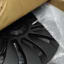Tesla Model Y 19" Wheel Covers - Matte Black ABS Hubcaps with Rim Protectors | Compatible with 2021-2024 Model Y, not Compatible with Tesla Y Juniper 2026