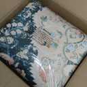 Topllen Ultra-Thin Vintage Area Rug Living Room Rug, Stain Resistant Washable Dining Room Mat Non-Slip Backing for Office Bedroom, Home Decor Rug (Coral Red/ Green, 8'x10')