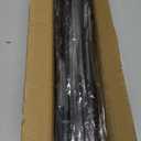 Black Shower Curtain Rod 31 to 80 Inch, 1 Inch Diameter Adjustable Spring Tension Stainless Steel Telescoping Rod, Easy Install, No Rust