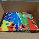 QUOKKA Baby Play Mat for Floor Plush ABC Playmat for Toddlers and Infants - Large Padded Non-Slip Nursery Rug for Babies Crawling and Playing - Foldable Care Mat for Playroom (5' x 6'7" (Rectangular))