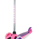 Scooter for Kids Ages 3-5 - Light Up Wheels, Extra Wide Deck, Foot Activated Break, Self Balancing Kids Toys for Boys & Girls