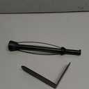 Paper Towel Holder Under Cabinet, Single Hand Operable Wall Mount with Damping Effect, Self-Adhesive or Drilled for Kitchen Bathroom, Black