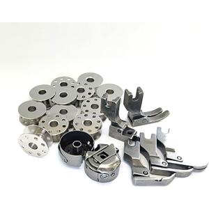 Essentials Kit Presser Foot Bobbins and Bobbin Cases for Juki DDL-5530, DDL-5550, DDL-8500, DDL-8500-7 Industry Sewing Machine