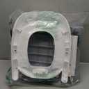 HBTower Potty Training Seat with Step Stool Ladder for Toddlers, Adjustable Kids Toilet Seat with Splash Guard, Anti-Slip Pads & Safety Handles, Comfortable Potty Chair for Boys & Girls (Grey)