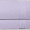 Belizzi Home Premium Cotton Oversized 2 Pack Bath Sheet 35x70-100% Pure Cotton - Ideal for Everyday use - Ultra Soft & Highly Absorbent - Machine Washable - Purple