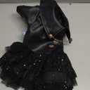 Autumn Winter Fashion Sweet Puppy Princess Skirt Pet Dog Dress forTeddy, Chihuahua, Shih Tzu, Yorkshire Terriers T-Black M (M(Chest:14.5" Body Length:11.0"))