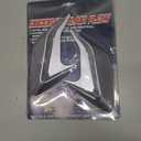 2 PCS 3D Shark Car Hood Air Vent Cover, 6.69" x 8.11" ABS Fender Wing Side Air Flow Decor Trim, Adhesive Anti-Scratch Cars Side Vent Fender Cover, Universal for Car SUV Truck (Silver)